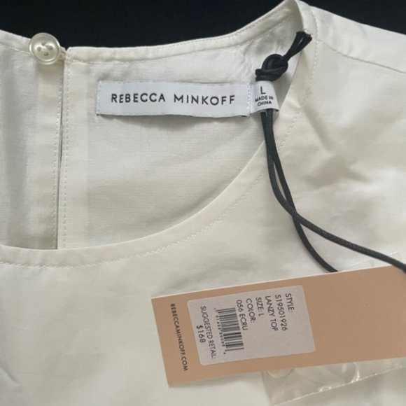 Rebecca Minkoff Gathered Lanzy Top NWT - Picture 8 of 10